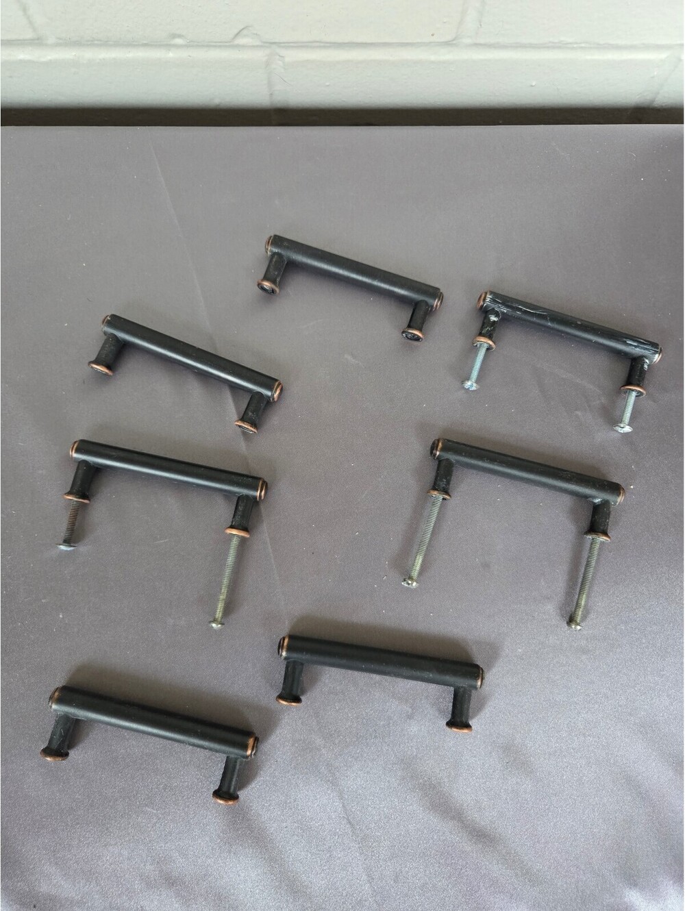 7 Dark Bronze Cabinet pulls